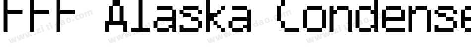 FFF Alaska Condensed字体转换